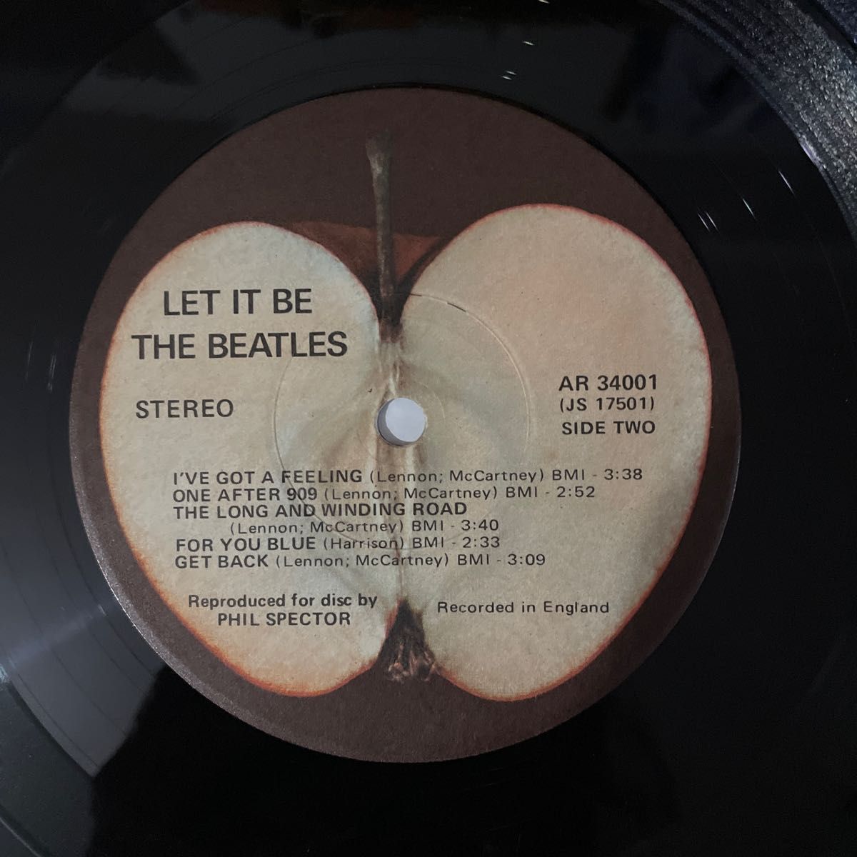 Beatles(ビートルズ)Let It Be LP/Apple レコードAR 34001|PayPayフリマ
