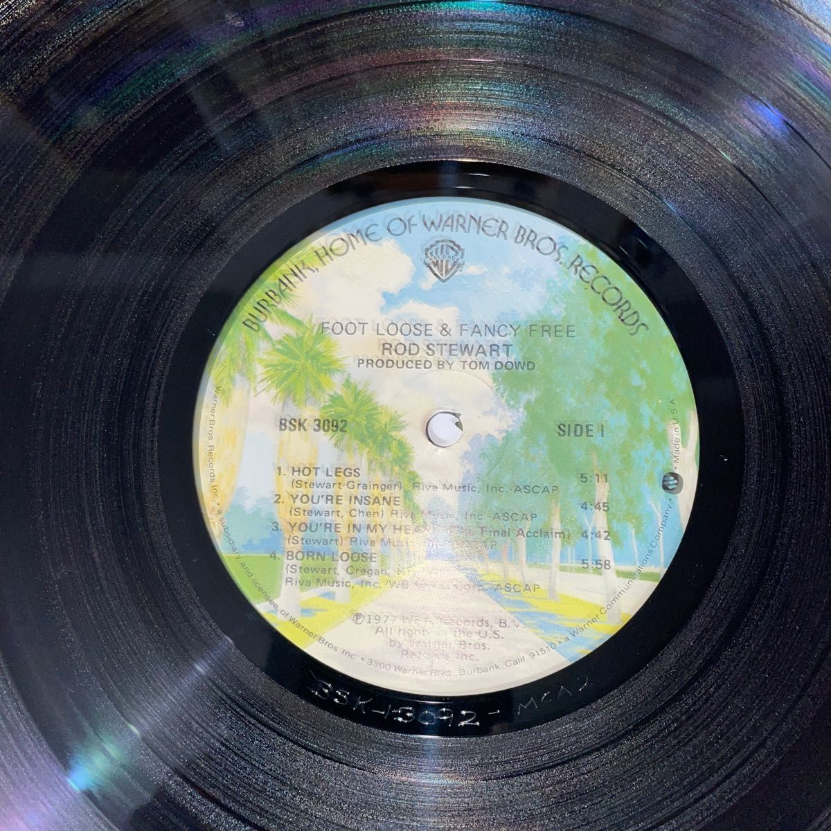 【お買得！US盤】Rod Stewart  Foot Loose Fancy Free WARNER .BSK3092 LP