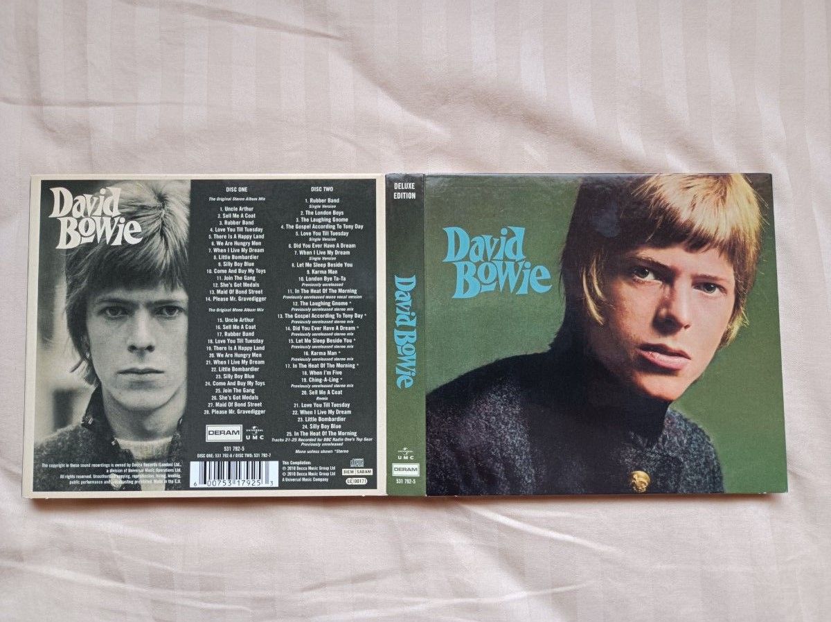 David Bowie  デビュー アルバム   デェラックスエディション 輸入盤