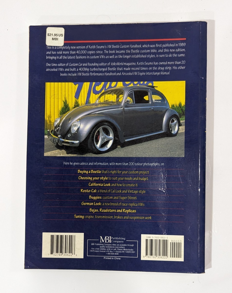 空冷VW VW BEETLETHE NEW Custom Handbook ビートルカスタムハンドブック_画像2