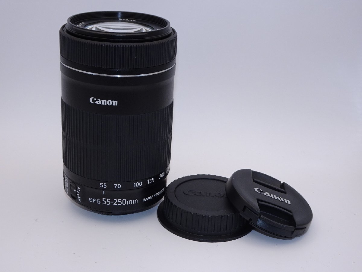 国産】 F4-5.6 EF-S55-250mm 望遠ズームレンズ 【外観特上級】Canon IS