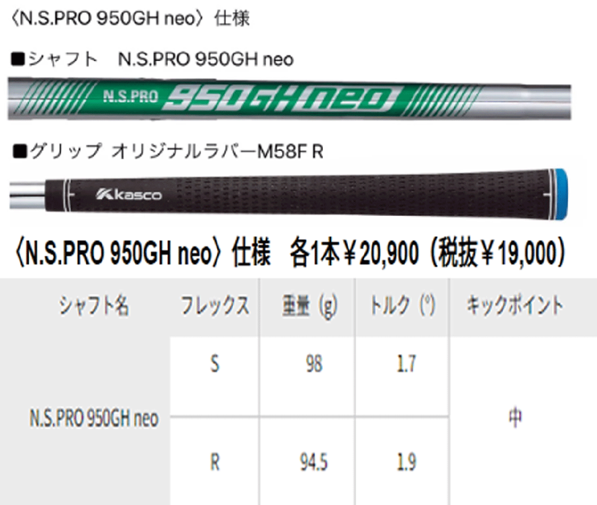 新品■キャスコ■ドルフィン ウェッジ■DW-120G ブラック■ウエッジ４本■44.0/48.0/52.0/56.0■NS PRO950GH NEO スチール■S■_画像9