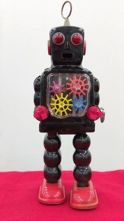  moveable goods spark go out that time thing tin plate robot 0908V7G