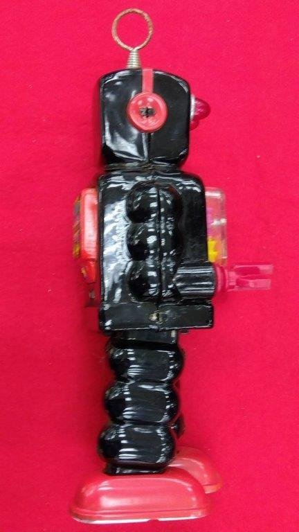  moveable goods spark go out that time thing tin plate robot 0908V7G