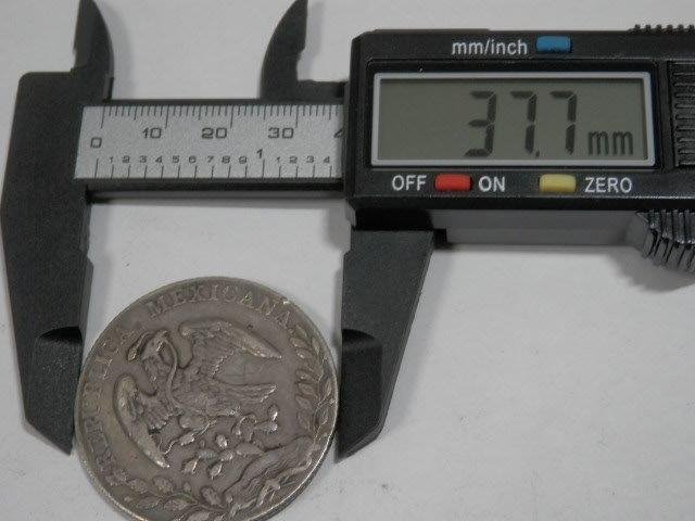 メキシコ銀貨 リアル銀貨 レターパックプラス可 0925V19G_画像7