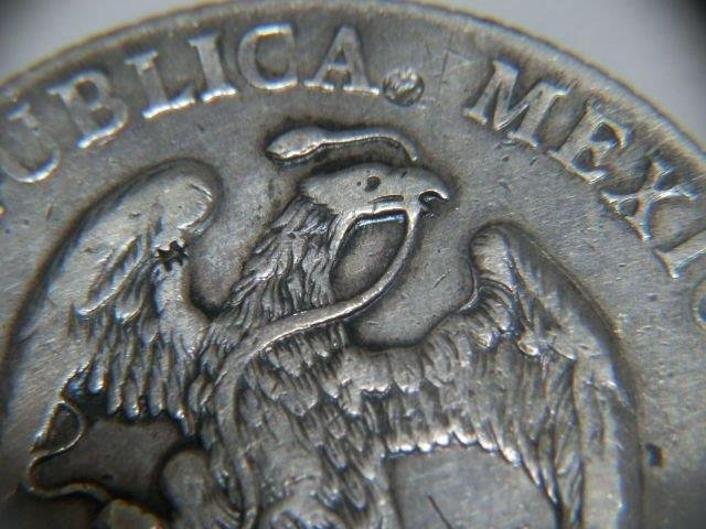メキシコ銀貨 リアル銀貨 レターパックプラス可 0925V19G_画像5