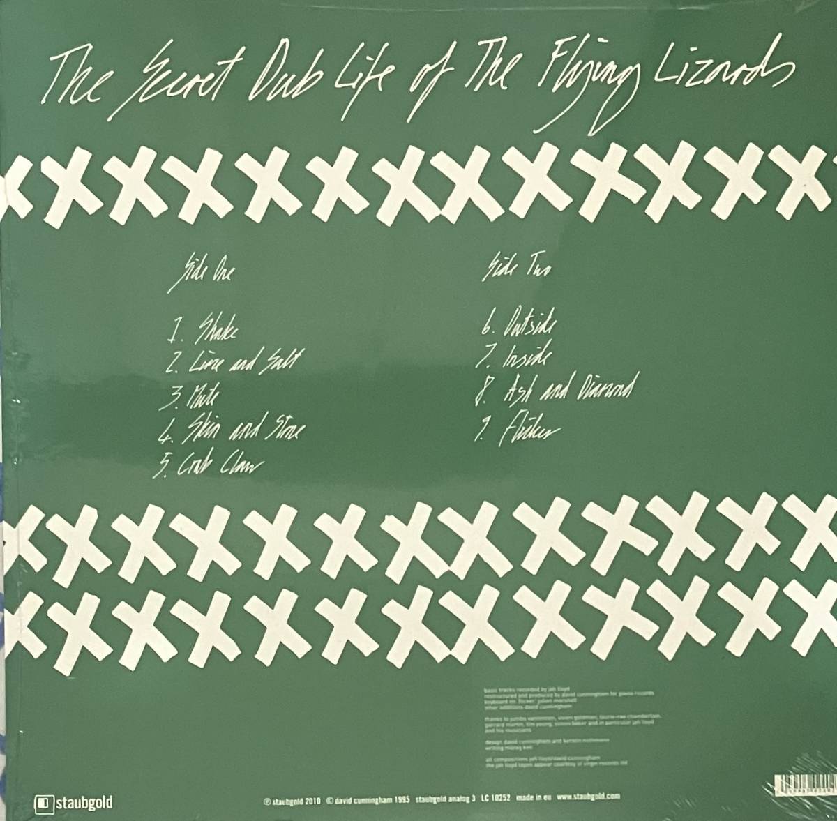 [ LP / レコード ] Flying Lizards / Secret Dub Life Of The Flying Lizards ( Dub / Experimental ) Staubgold ダブ エクスペリメンタル_画像2