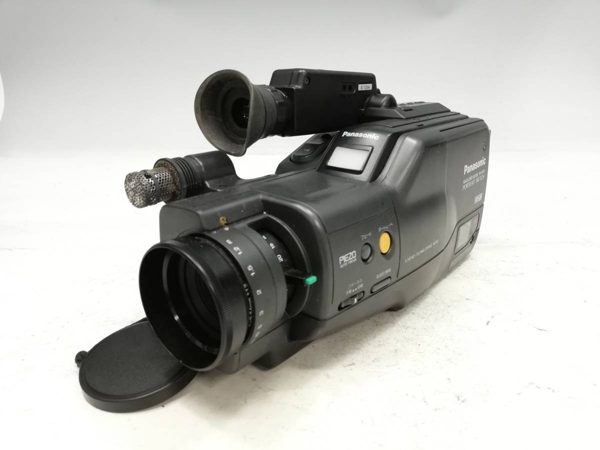 Q-1045【National・Panasonic・SONY】フィルムビデオカメラ/カムコーダー　VHS/VHS-C/Hi8　NV-M10他　3点まとめ【中古・ジャンク品】_画像4