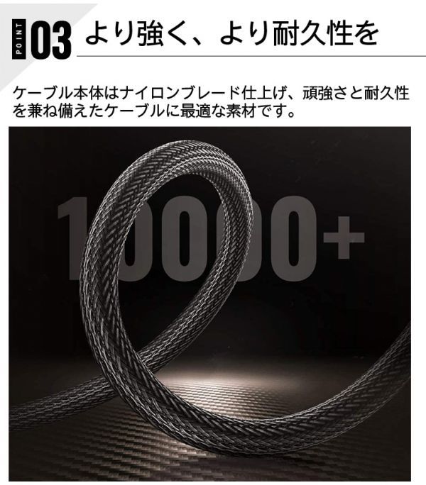 オーディオケーブル 3.5mm to 6.35mm 変換ステレオミニプラグ 2分配 trs ケーブル オス-オス HIFI ナイロン編組 1.5M_画像7