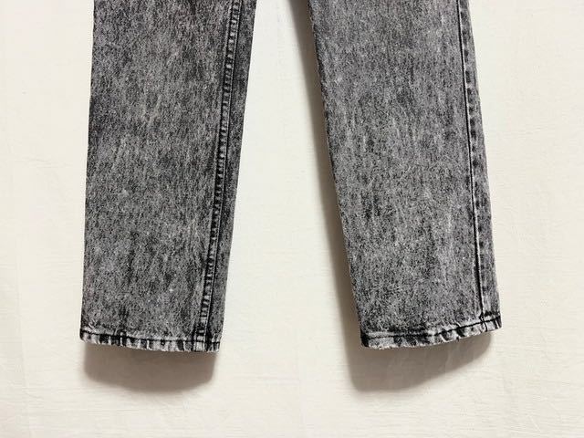 [ редкий редкость *]1990\'s made in usa Levis 505 student black chemical wash denim pants Vintage 501 550