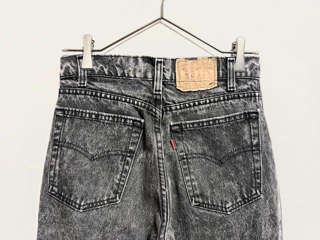 [ редкий редкость *]1990\'s made in usa Levis 505 student black chemical wash denim pants Vintage 501 550