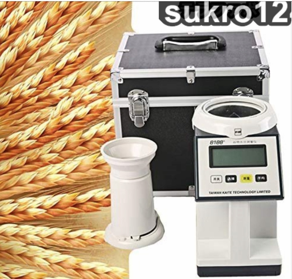 高精密デジタル水分計 穀物水分計 水分測定 小麦、トウモロコシ、大豆、穀物水分検出 米 菜種など対応 PM-8188 (水分計)