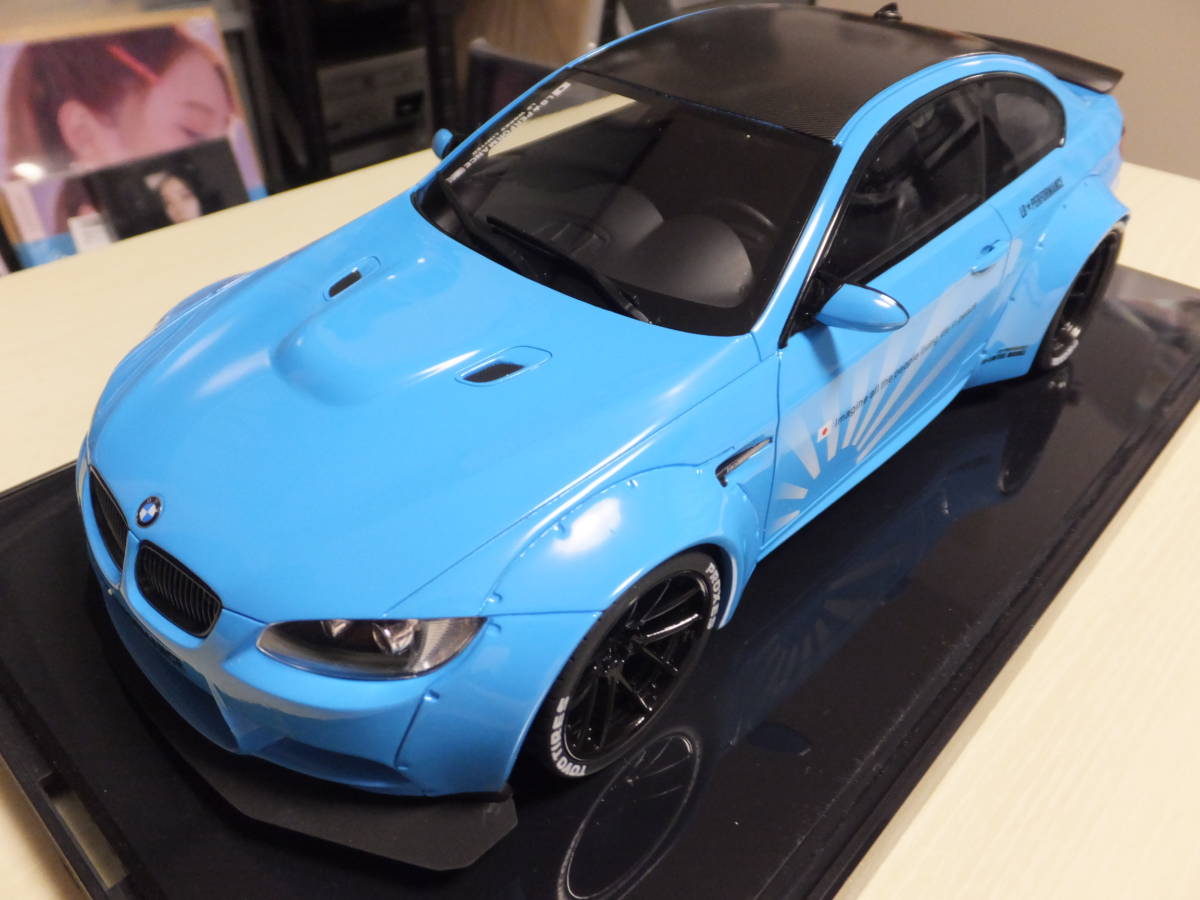 未展示品 GT SPIRIT 1/18 LB WORKS M3 ベイビーブルー-