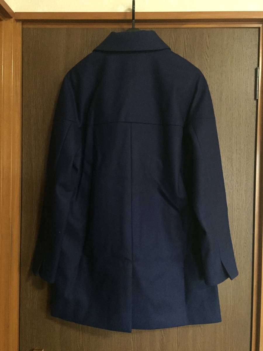 S new goods 79%off Julien David wool turn-down collar coat size S navy blue Julien teibido lady's navy coat jacket 