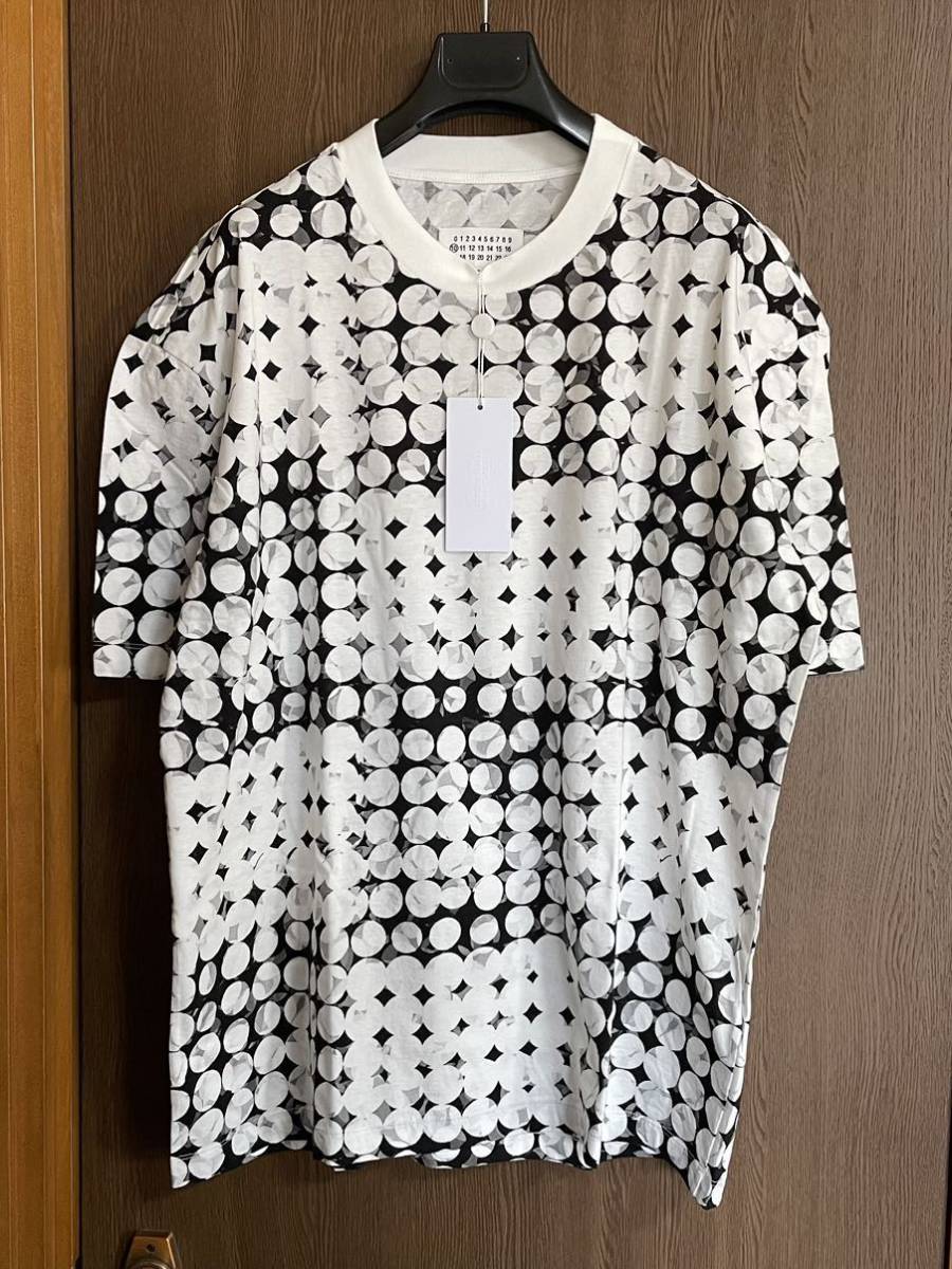 白46新品73%off メゾンマルジェラ パンチホール Tシャツオーバーサイズ 20AW size 46 S Maison Margiela 10 メンズ 半袖 カットソー