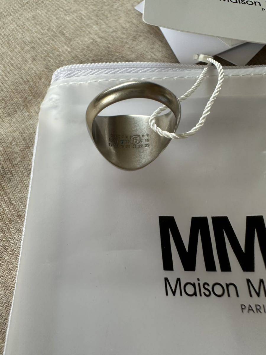 3新品 メゾンマルジェラ MM6 シュバリエ リング シルバー 23SS size 3 10号 Maison Margiela 6レディース 真鍮 ブラス 指輪 アクセサリー_画像4