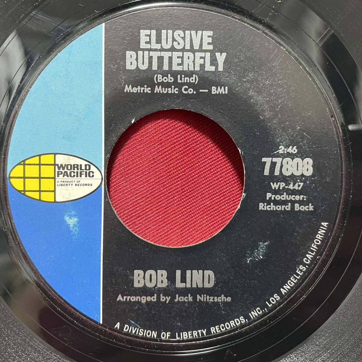 ◆USorg7”s!◆BOB LIND◆ELUSIVE BUTTERFLY◆_画像1