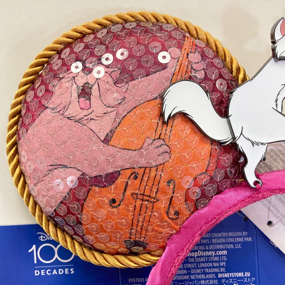 おしゃれキャット マリー カチューシャ ディズニー 100周年 おしゃれキャット マリー カチューシャ ディズニー 100周年