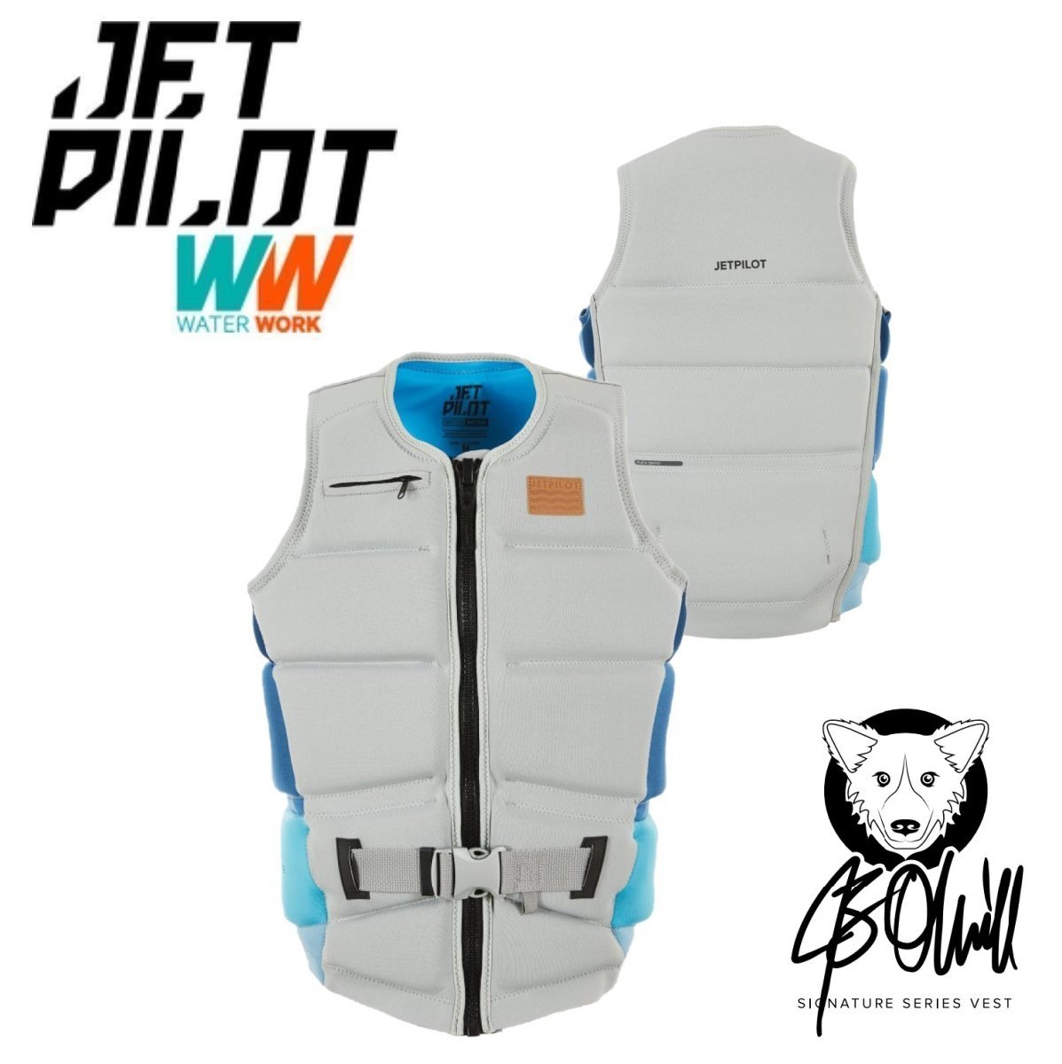ジェットパイロット JETPILOT 2024 ライフジャケット 送料無料 JB オニール C4 ベスト JA23297 グレー 2XL