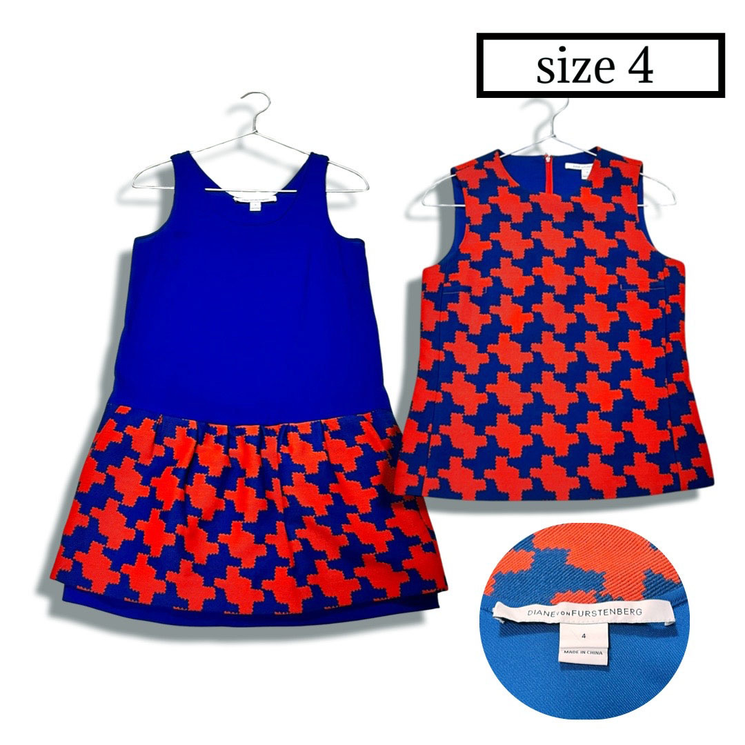 オープニング 大放出セール】 von Diane Furstenberg 4 size ブルー