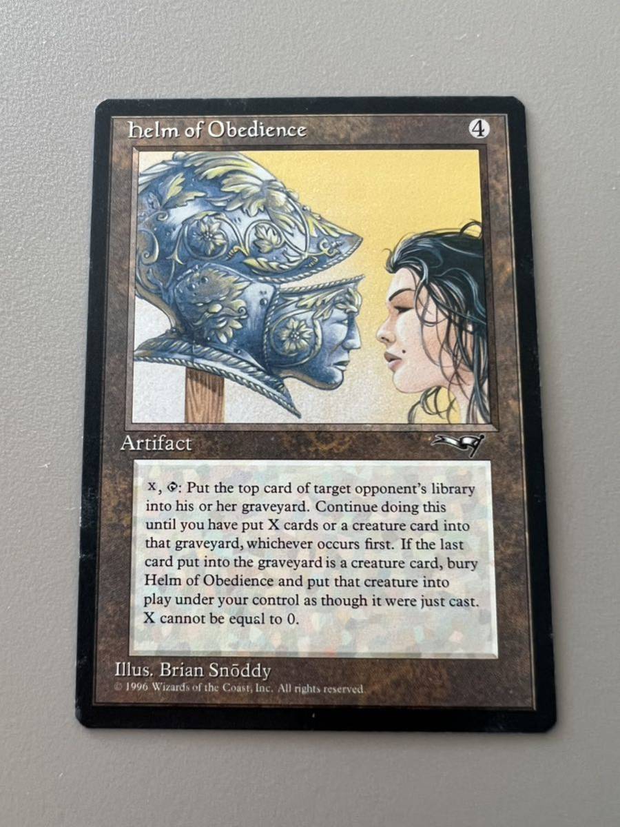 世界的に MTG 英語版 Obedience of Helm アーティファクト