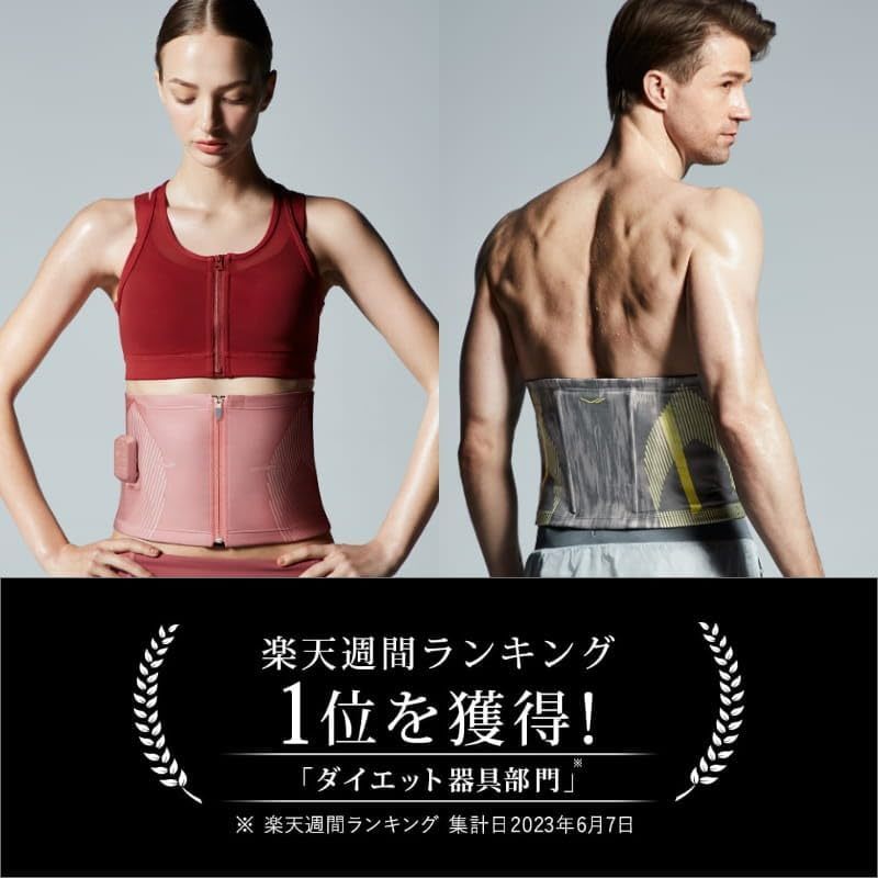 サイズを選択 ブラック 【新モデル】SIXPAD Powersuit Core Belt 【HOMEGYM対応モデル】シックスパッ_画像3