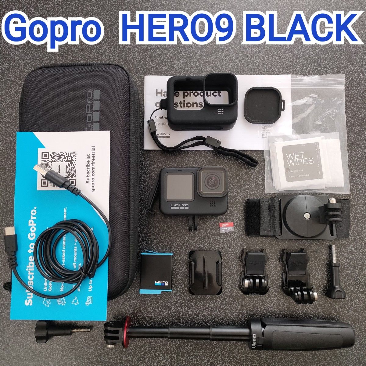 GoPro HERO9 BLACK 推奨SDカード アクセサリー付き 即使用可能 Yahoo 