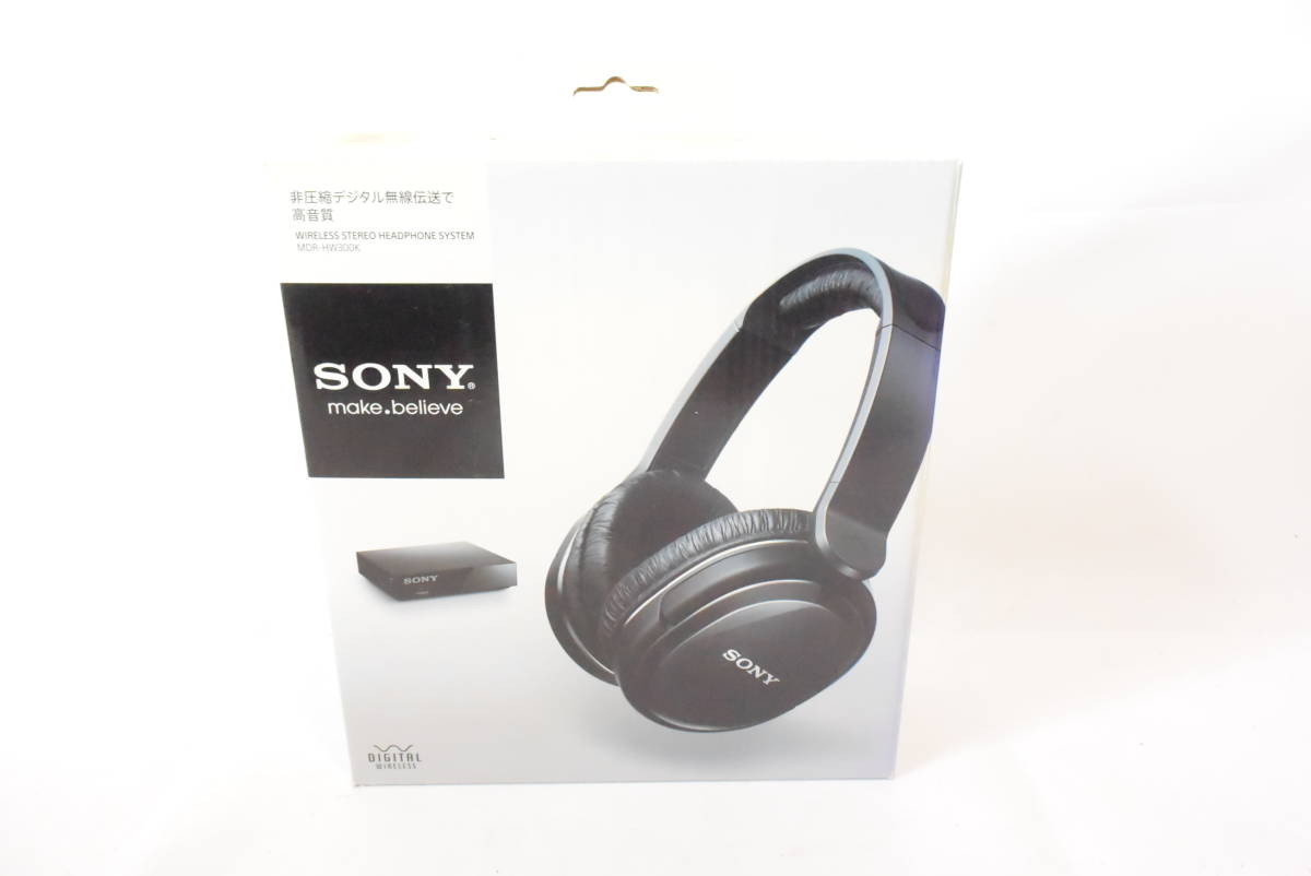 ☆新品☆ SONY ソニー ヘッドホン ワイヤレスステレオヘッドホンシステム デジタル無線伝送方式 MDR-HW300K 国内正規品_画像1