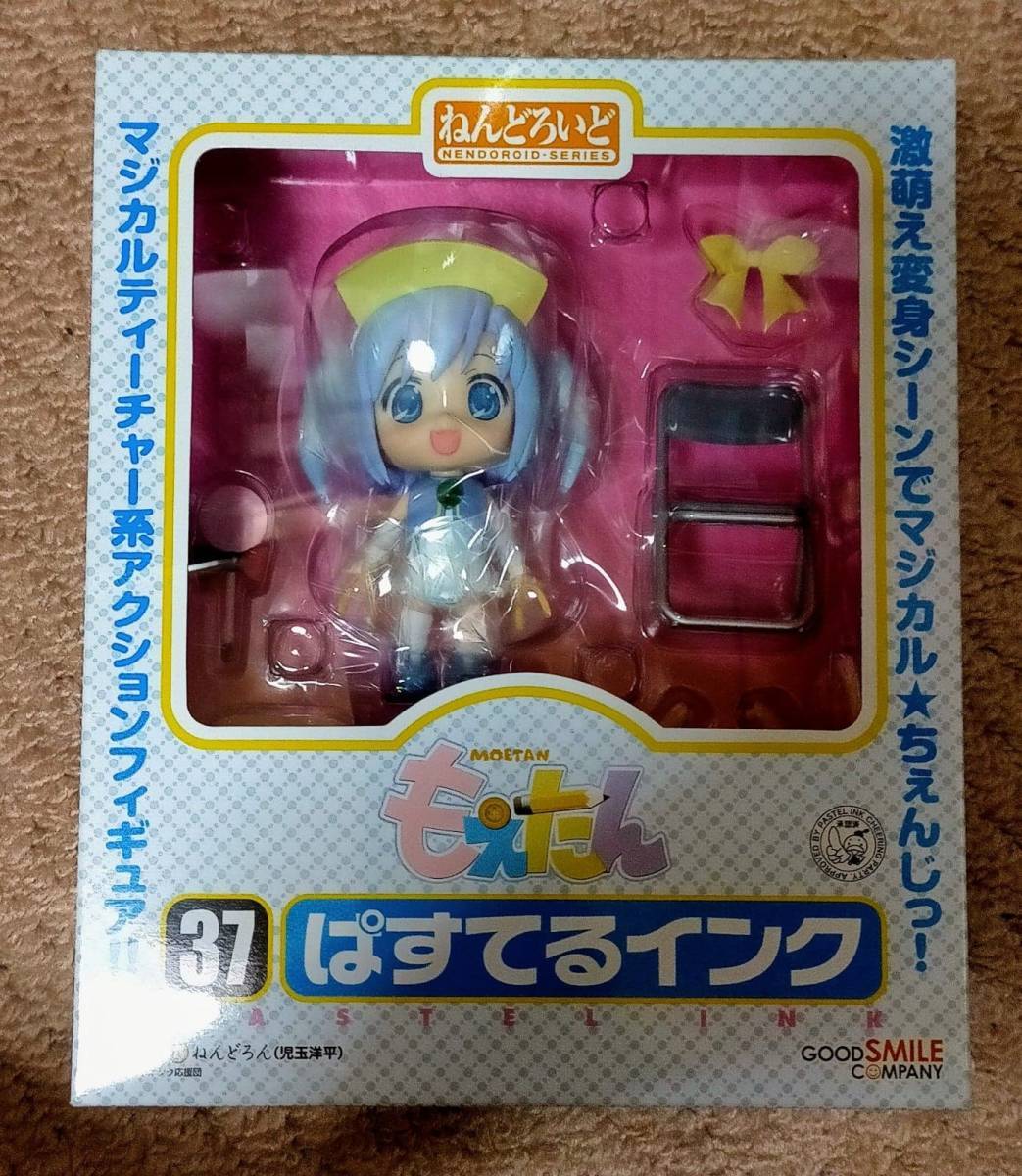 ねんどろいど ぱすてるインク 新品 37 もえたん 虹原いんく ぱすてる インク 先生 POP パイプ椅子 SD Nendoroid MOETAN PASTEL INK Figure_画像1