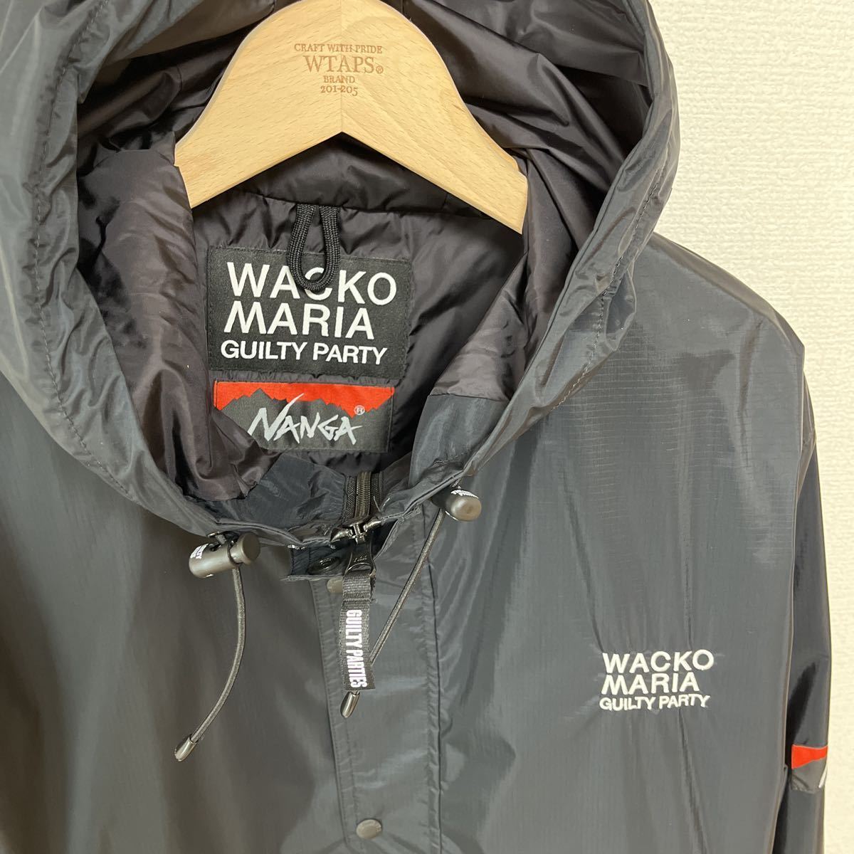 WACKO MARIA ワコマリア NANGA ナンガ ANORAK JACKET BLACK 23SS-WMO