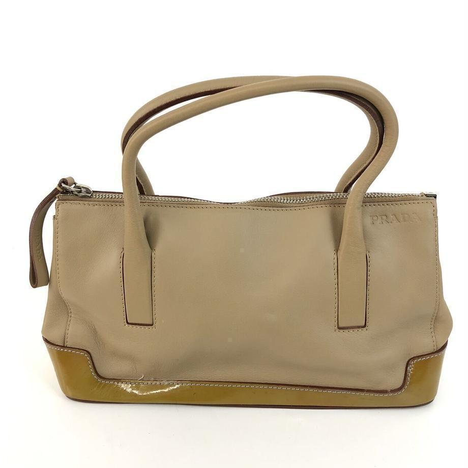 メーカー公式ショップ】 プラダ PRADA レザー ブランド ベージュ