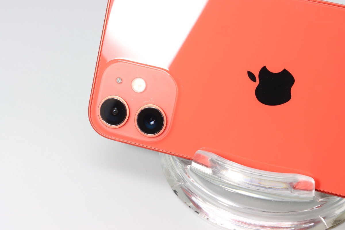 Apple iPhone12 mini 64GB (PRODUCT)RED A2398 MGAE3J/A バッテリ85% ■SIMフリー★Joshin1225【1円開始・送料無料】の画像6