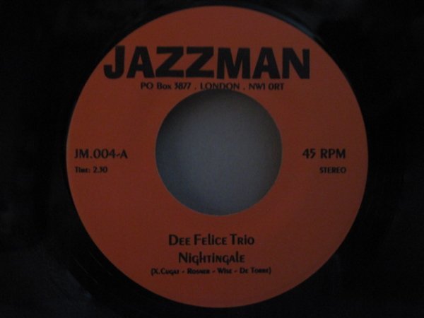 7” UK盤 Dee Felice Trio / Los Brasilios // Nightingale / Brasilian Beat -JAZZMAN (records)_画像1