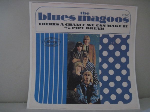 7” US盤 BLUES MAGOOS // Pipe Dream / There’s A Chance We Can Make It -Mercury-72660 (records)_おまけのコピー紙