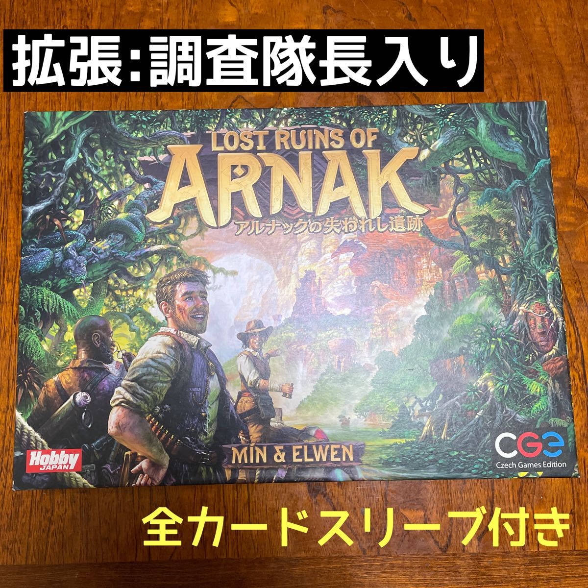 アルナックの失われし遺跡 基本 拡張セット 日本語版 ボードゲーム