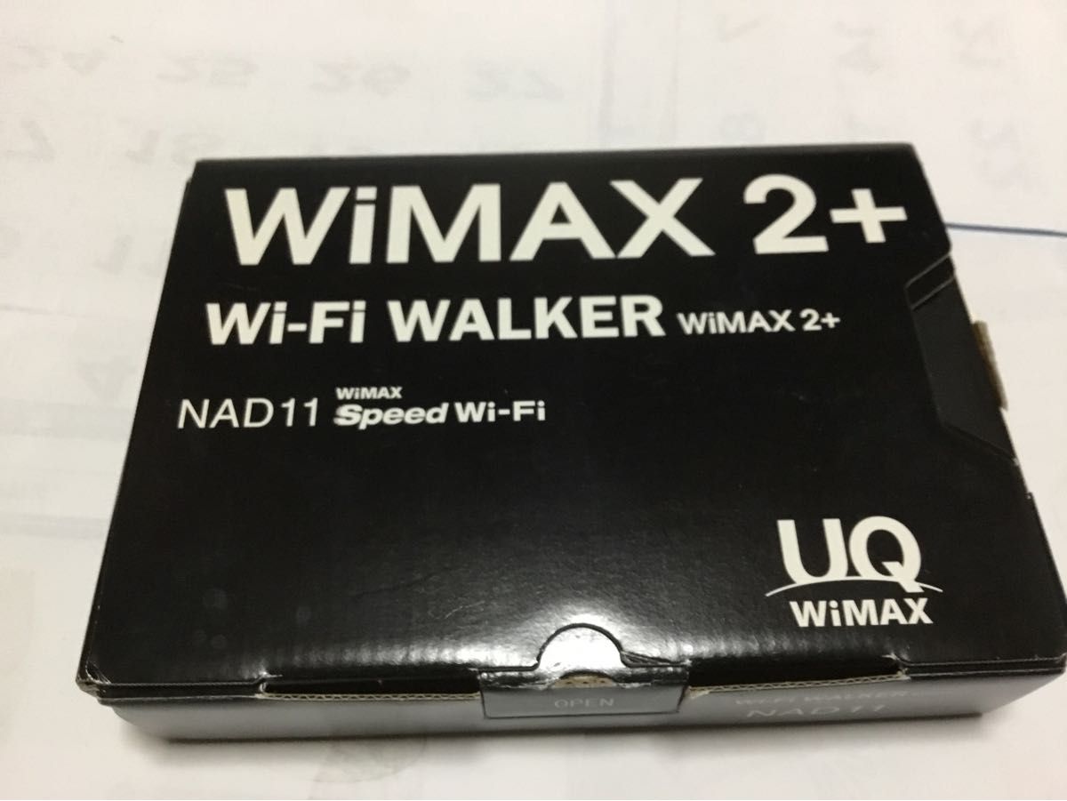 WI-FI WALKER WIMAX 2+. NAD11ブラック