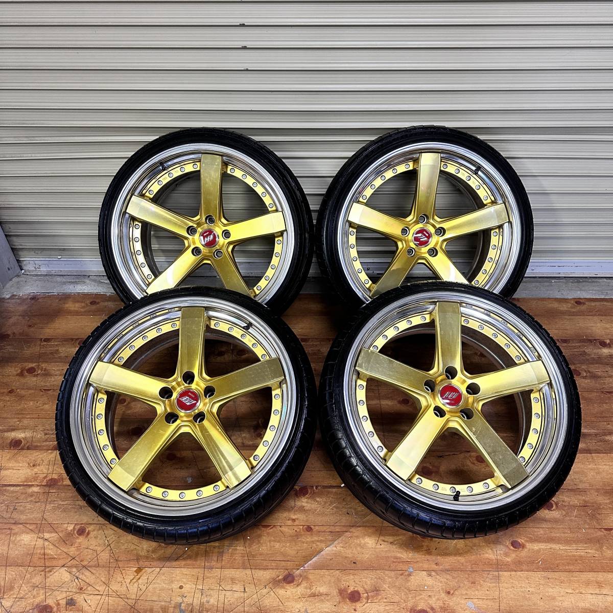 ★良品 希少 WORK ZEAST KZE2 20インチ 9J+30 11.5J+32 114.3 275/30R20 245/30R20 ワーク ジースト 4本セット