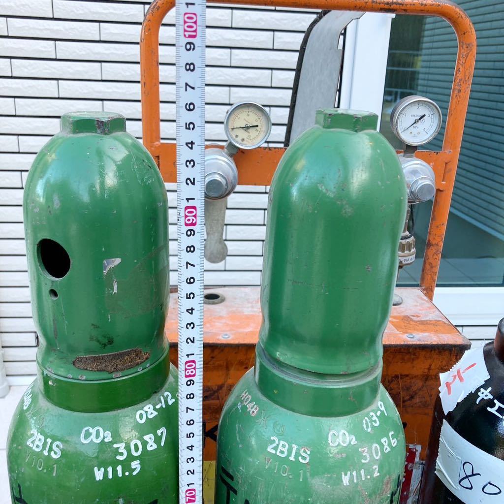 ガス 溶接 KS ランラン 動作品 アセチレン 酸素 ガス 12本セット 直接