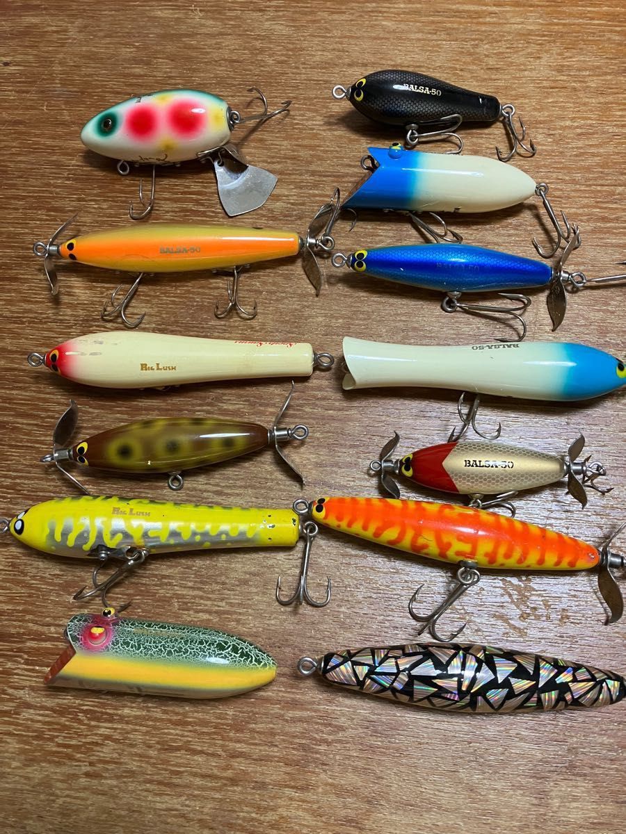 バルサ50 ザウルス 13個 セット トップウォーター ヘドン バルサ50 ザウルス 13個 セット トップウォーター ヘドン
