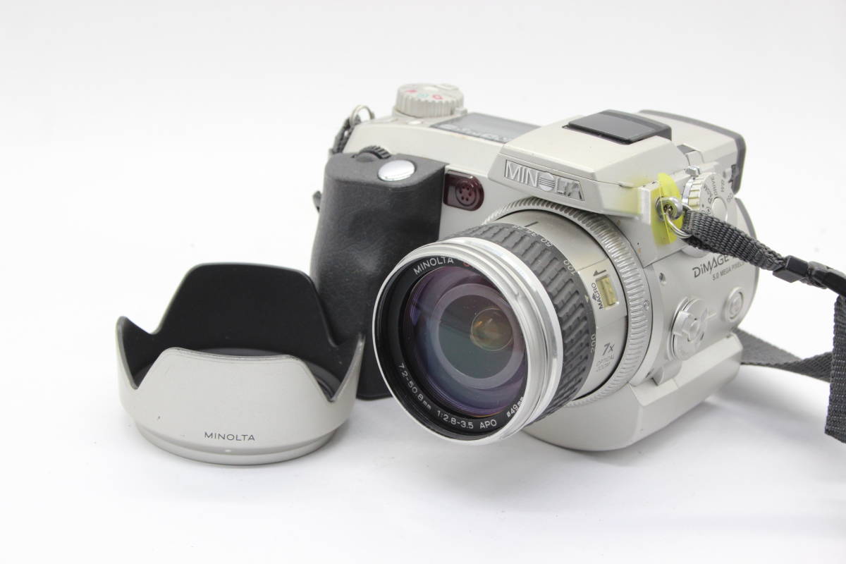 【返品保証】 【便利な単三電池で使用可】ミノルタ Minolta DiMAGE 7i GT 7x Apo コンパクトデジタルカメラ s1326