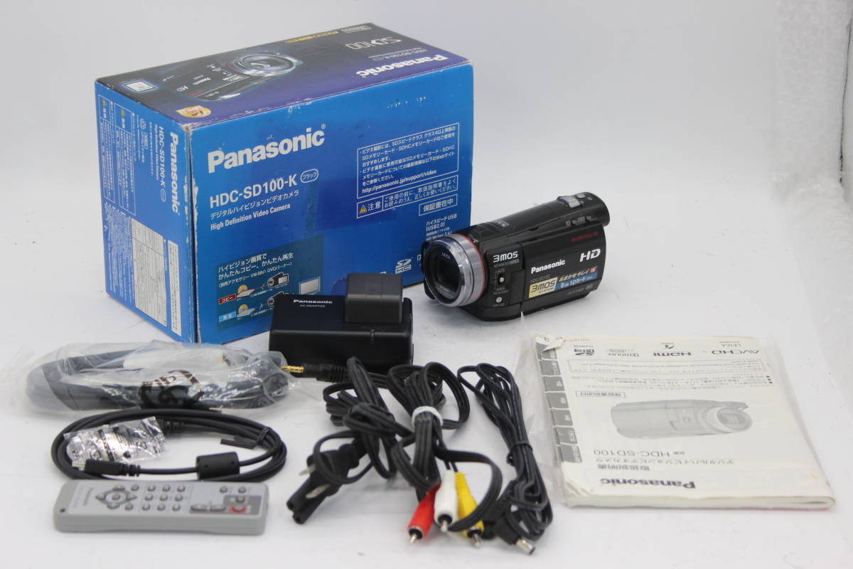 納得できる割引 3mos ブラック HDC-SD100 Panasonic 【録画再生確認