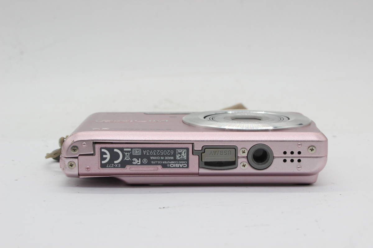 【返品保証】 カシオ Casio Exilim EX-Z77 ピンク 3x バッテリー付き コンパクトデジタルカメラ s1418_画像7