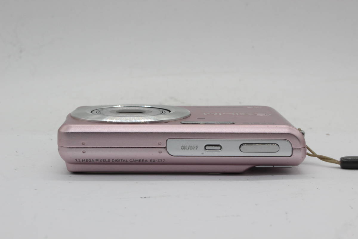 【返品保証】 カシオ Casio Exilim EX-Z77 ピンク 3x バッテリー付き コンパクトデジタルカメラ s1418_画像6