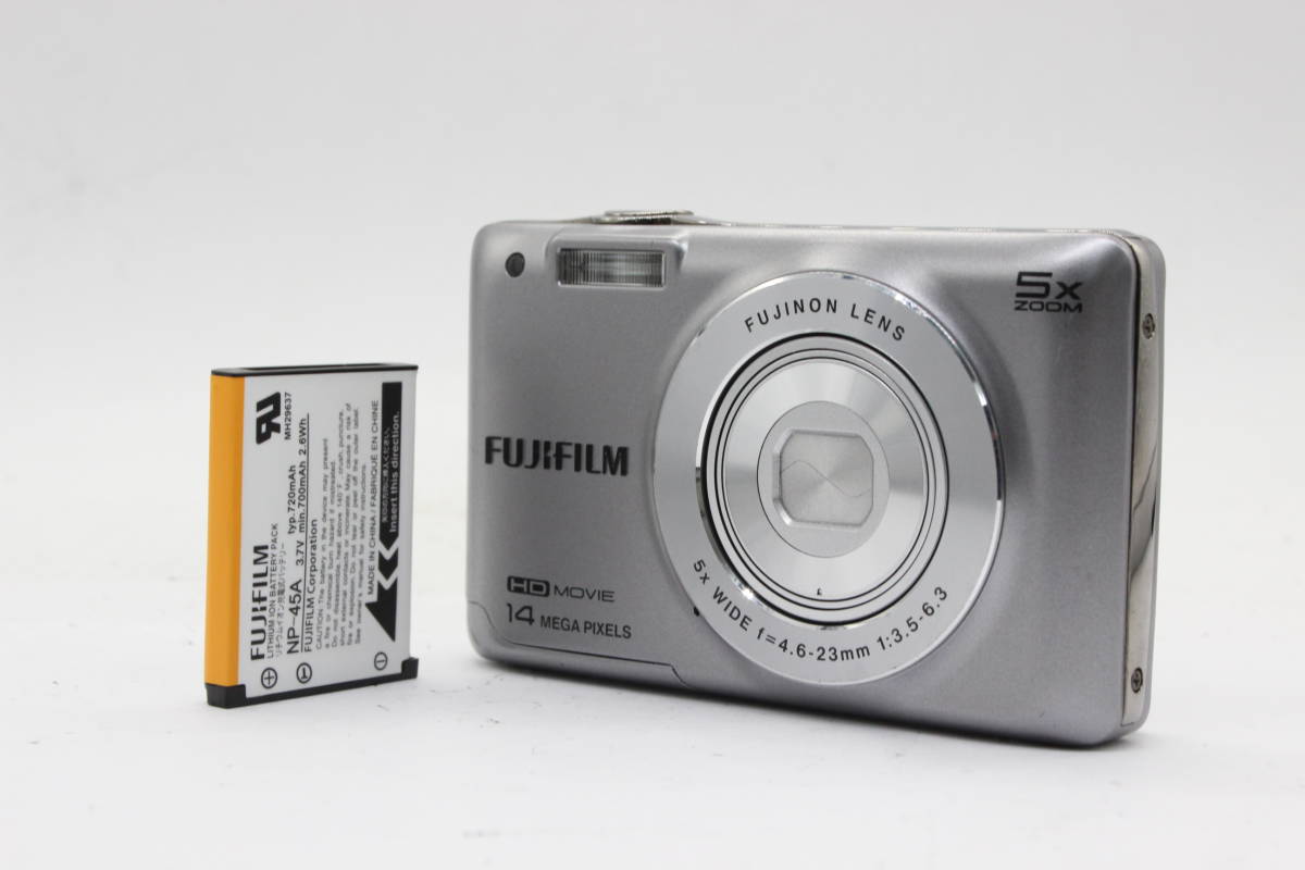 【返品保証】 フジフィルム Fujifilm Finepix JX600 Fujinon 5x Wide バッテリー付き コンパクトデジタルカメラ s1433_画像1