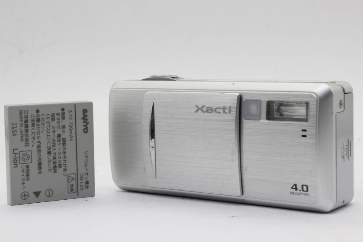 【返品保証】 サンヨー Sanyo Xacti J4 2.8x Zoom バッテリー付き コンパクトデジタルカメラ s1452