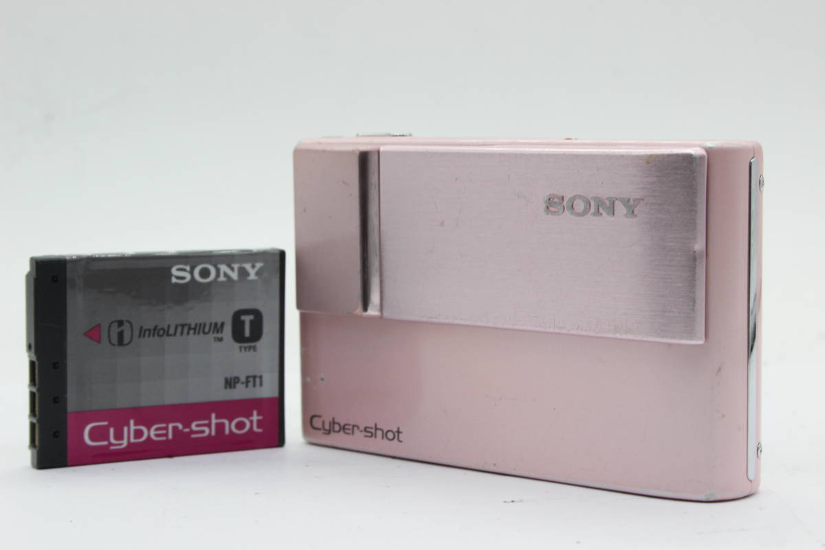【返品保証】 ソニー Sony Cyber-shot DSC-T10 ピンク 3x バッテリー付き コンパクトデジタルカメラ s1455