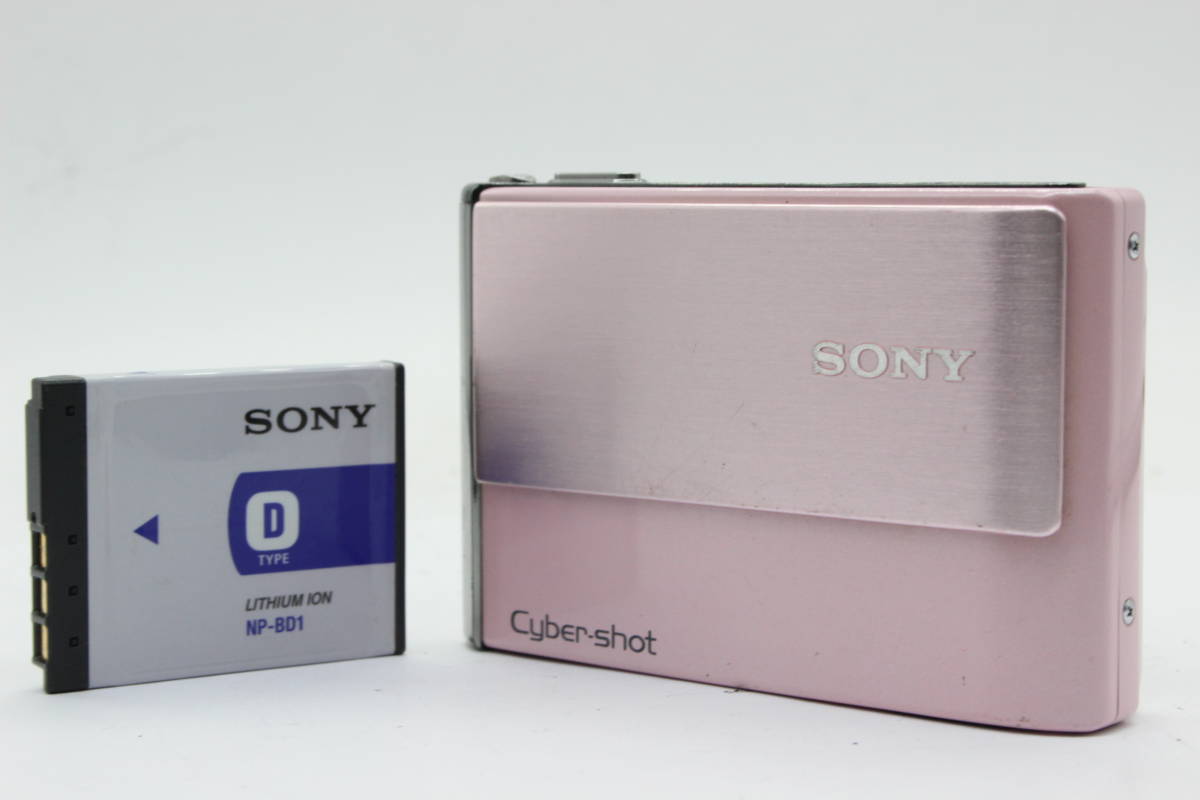 【返品保証】 ソニー Sony Cyber-shot DSC-T70 ピンク 3x バッテリー付き コンパクトデジタルカメラ s1459