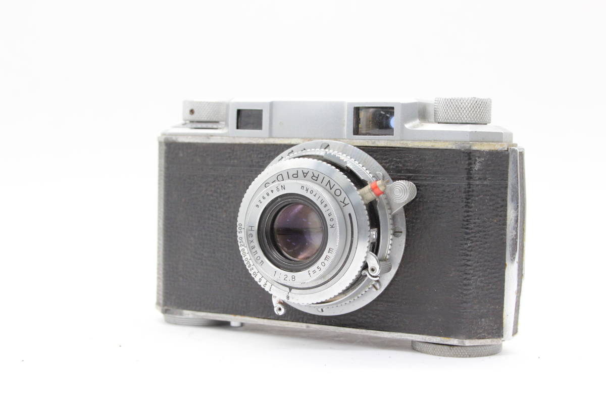 【返品保証】 コニカ Konica Konishiroku Hexanon 50mm F2.8 レンジファインダー カメラ s1502