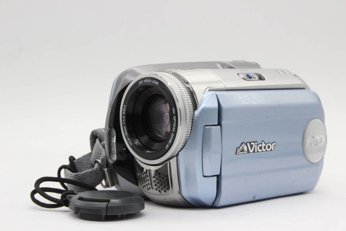 【返品保証】 【録画再生確認済み】ビクター Victor Everio GZ-MG67-A ブルー 2MEGA ビデオカメラ s1617