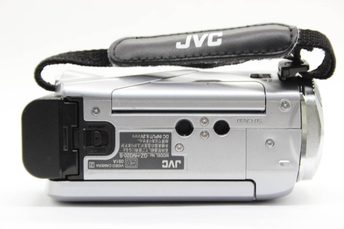 【返品保証】 【録画再生確認済み】JVC Everio GZ-HM320-S 20x バッテリー付き ビデオカメラ s1619_画像7